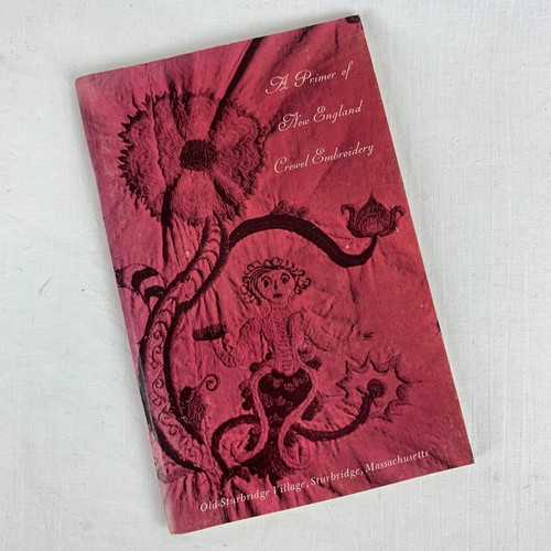 A Primer of New England Crewel Embroidery Booklet Old Sturbridge Village Good - 第 1/12 張圖片