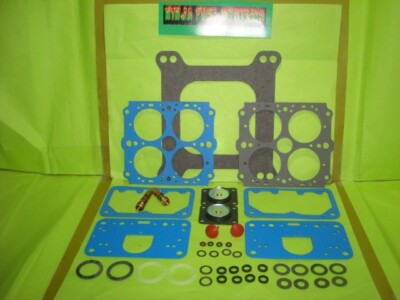 #ad REBUILD KIT FOR HOLLEY 4776 600 MECH SECONDARY DOUBLE PUMPER CARBURETOR BLUE $58.95