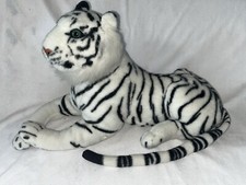 White Tiger Plush 16  Body Realistic Super Soft Big Cats