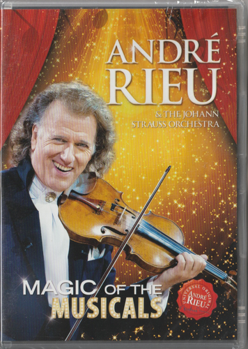 Andre Rieu Magic Of The Musicals DVD New and Sealed Region 0 All Johann Strauss