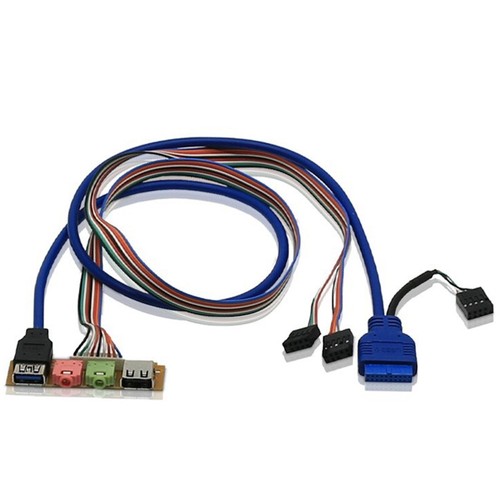 USB 2.0+ 3.0 Puerto Chasis PC para Computadora o Panel Frontal Cable de 70cm U9 4894841092579 | eBay