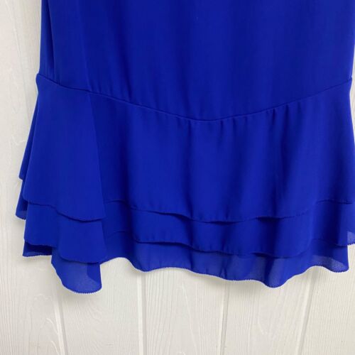 Banana Republic Sleeveless Dark Blue V-Neck Dress Blouse Size Petite XXS - Picture 3 of 10