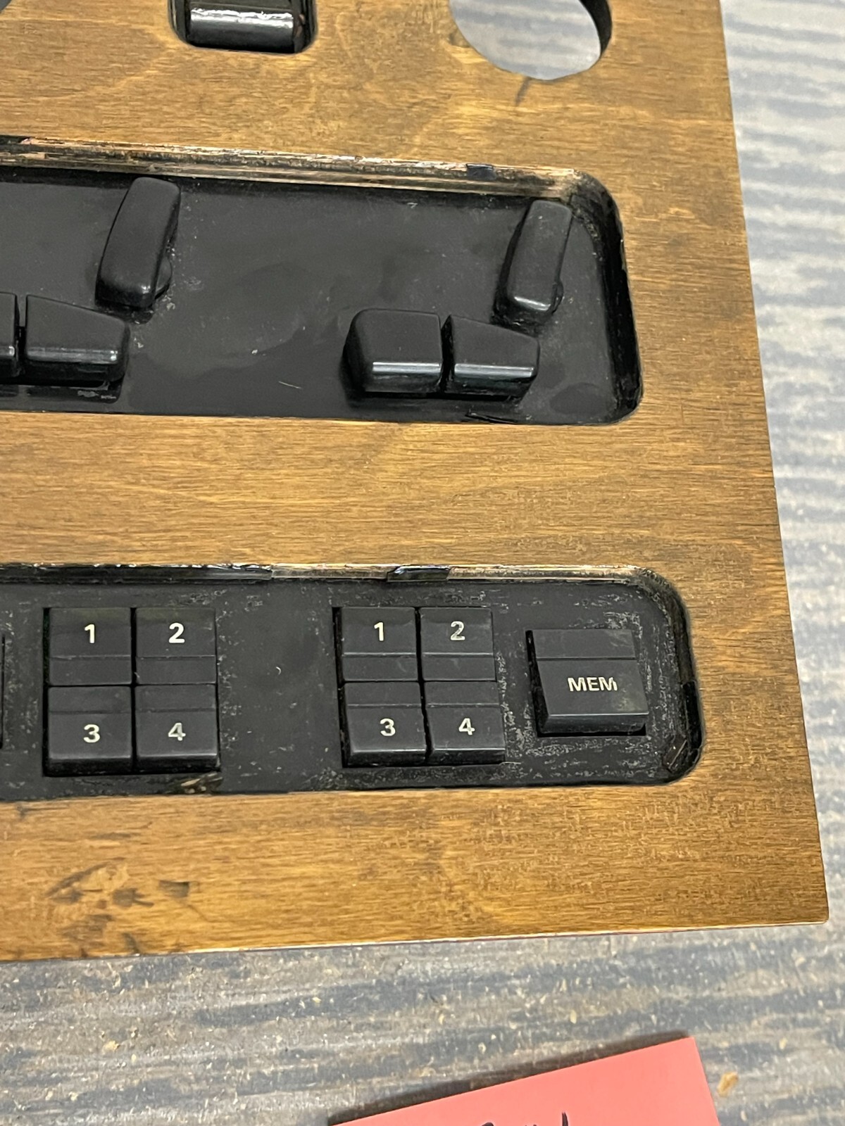 1988-1992 Bentley Mulsanne OEM Wood & Console Seat Switches   #700