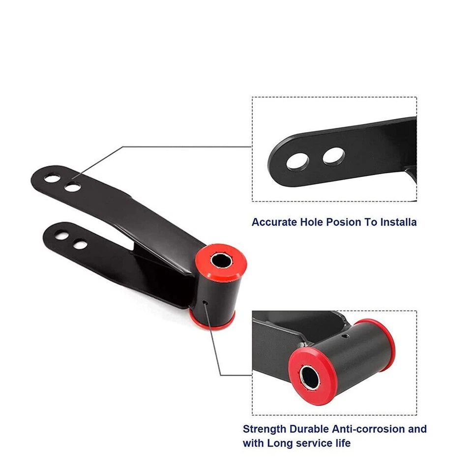 Kit de descenso de grilletes traseros de 1-2" para Chevy Silverado GMC Sierra C1500 C2500 Foto 3 de 4