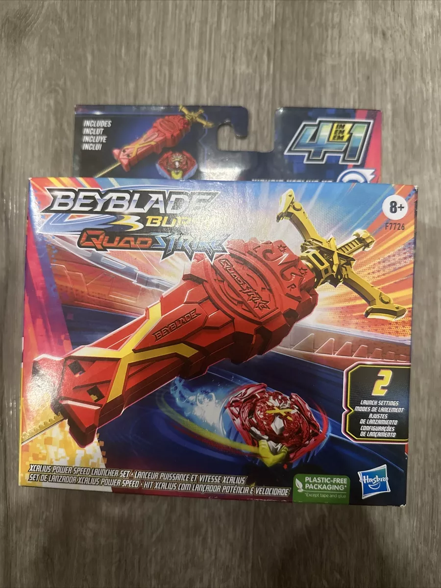 Beyblade QuadStrike Xcalius Power Speed Launcher Pack