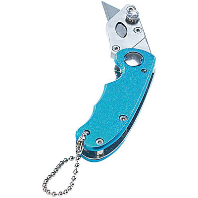 AGT Mini Cutter: Profi-Mini-Cuttermesser mit Klappsystem und Schlüsselbund-Kette