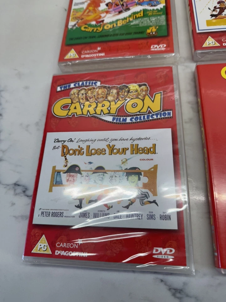 The Classic Carry On Film Collection Movies DeAgostini, Screaming Girls Abroad - Image 3 of 4