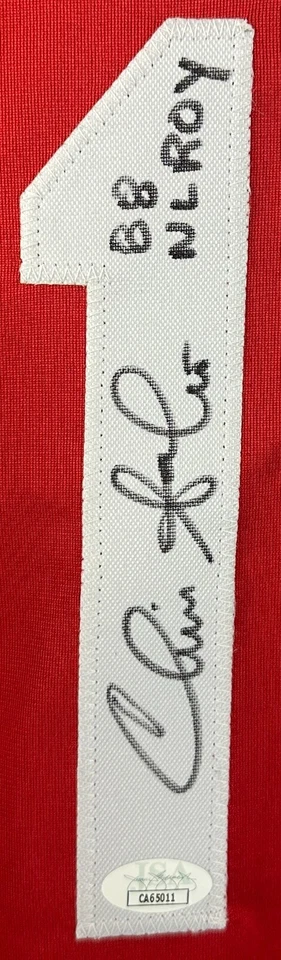 Chris Sabo autographed signed inscribed jersey MLB Cincinnati Reds JSA COA - Image 2 of 4