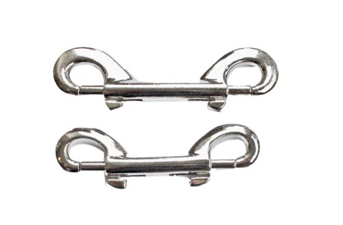 Double End Trigger Clips Metal Snap Hook Key chains and Luggage 8cm and 10cm - Picture 1 of 14