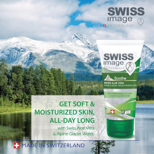 Swiss Image Soothe Aloe vera Hand & Body Moisturizing Gel Twin Pack 2 X 75ml - Picture 3 of 6