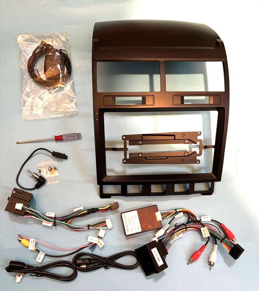 STEREO RADIO FACIA FASCIA FULL KIT FOR VOLKSWAGEN TOUAREG 2003 - 2010 - image 4 of 4