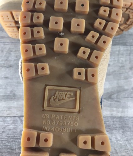 1982 80s Nike Lava Dome Mens Leather Trainers Sneakers Kicks Shoes 7.5 Vintage - Picture 9 of 14