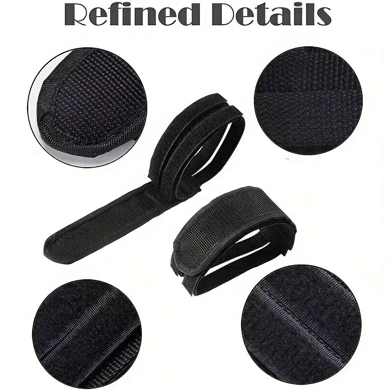 2pcs Bicycle Pedal Strap Adjustable Anti-slip Cycling Stirrups Bike Foot Holder - Image 4 of 4