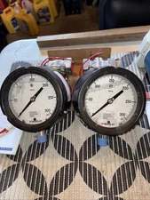 Ashcroft/Weksler 300 PSI Pressure Gauge/ 316 SS tube, SS Socket 1/2” Brand New