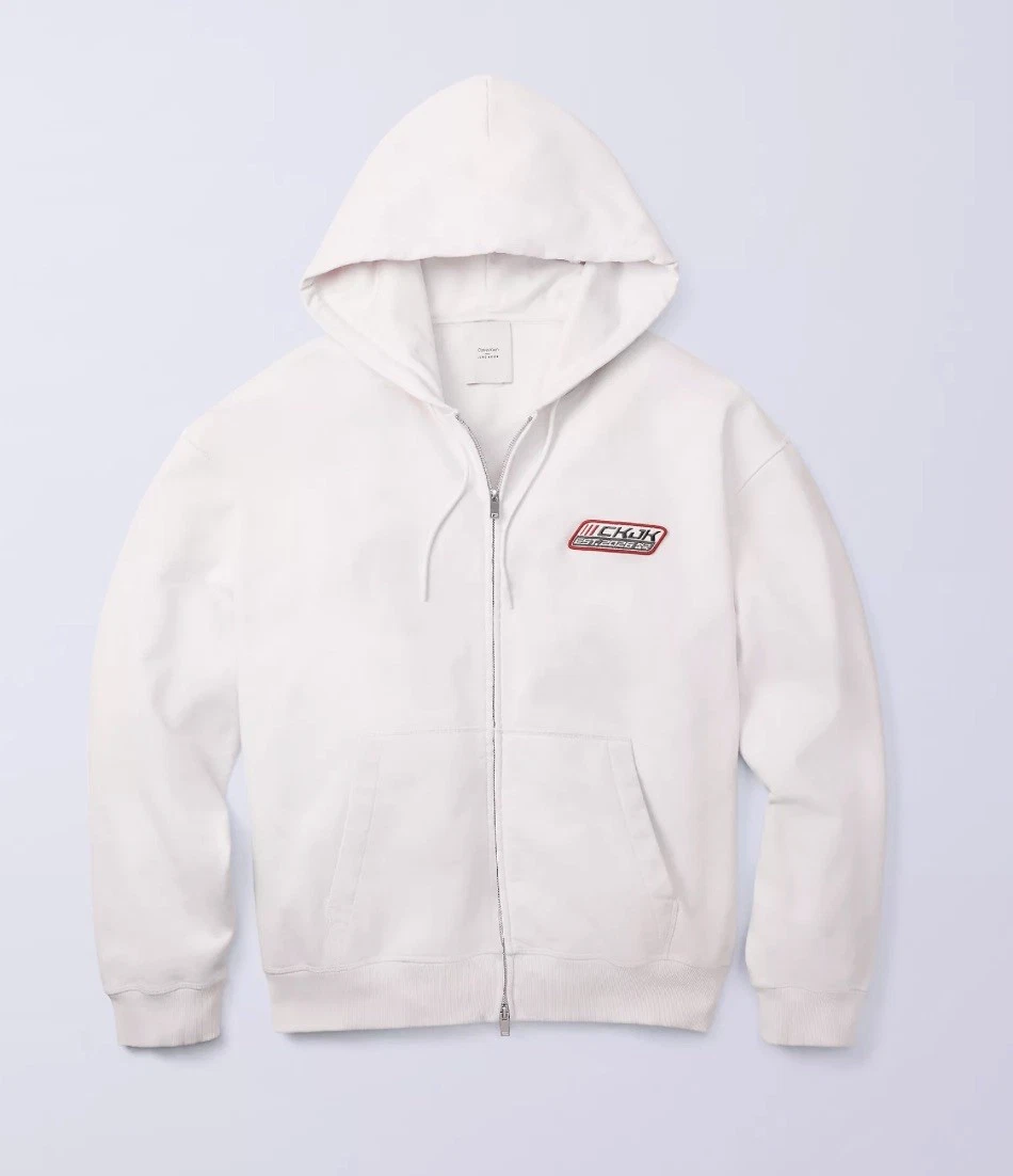 Jungkook Jung Kook for Calvin Klein CKJK Terry Relaxed Hoodie Lily - Size Large