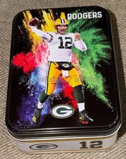 PANINI NFL Aaron Rogers Collectors Tin Color Blast Green Bay Packers prizm optic