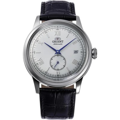 Orient Bambino Herrenuhr RA-AP0104S30B kleine Sekunde 38mm weißes Datum Zifferblatt 30M
