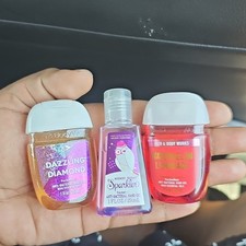 Bath  Body Works Hand Sanitizer Dazzling Diamond, Berry, Lemonade 1 fl oz