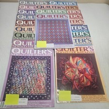 Quilter's Newsletter Magazines Lot of 21 from 1990s