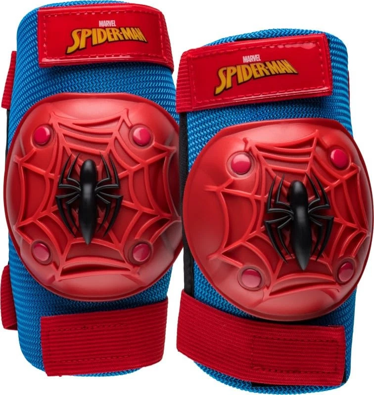 JUEGO DE ALMOHADILLAS Y GUANTES DE BICICLETA PARA NIÑOS MARVEL SPIDER-MAN - AZUL/ROJO Foto 3 de 4