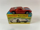 Matchbox Lesney Superfast MB41 Red Interior Green Base Copper Ford GT, with box