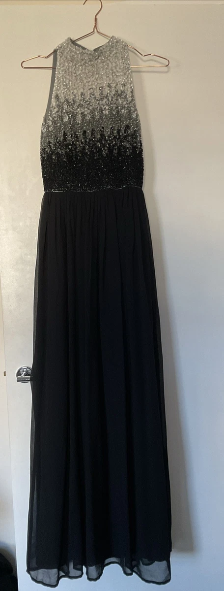 black plus size maxi dresses Plus Size Formal Dress Black V Neck Tiered Tulle Maxi Dress