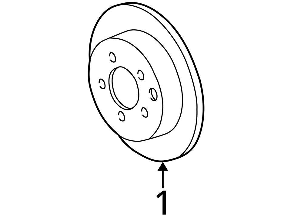 Buick Chevrolet Rendezvous Venture Rotor 2001-2007 ASM RR BRK 19149233 - NUEVO Foto 3 de 3