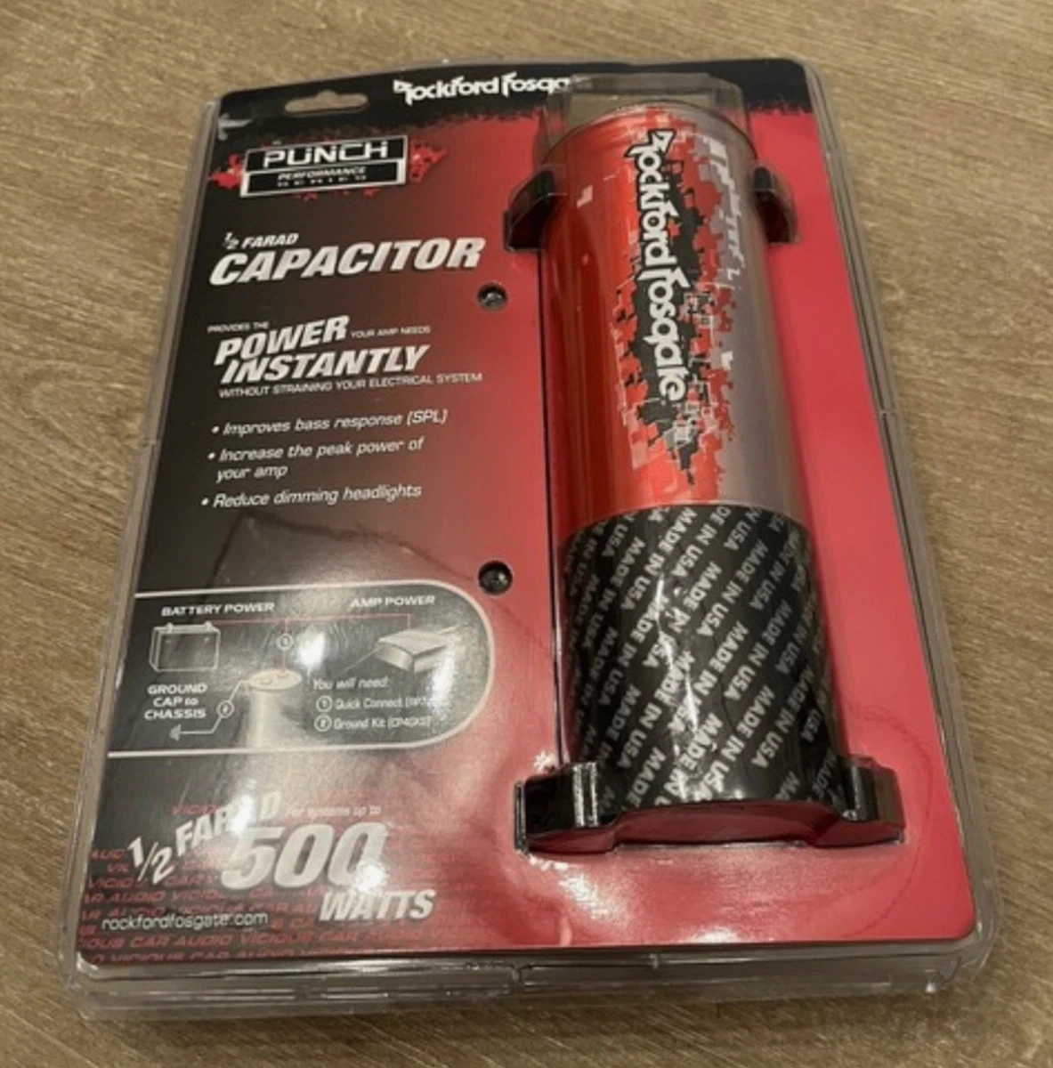 Rockford Fosgate 1 Farad Car Audio Capacitors for sale | eBay