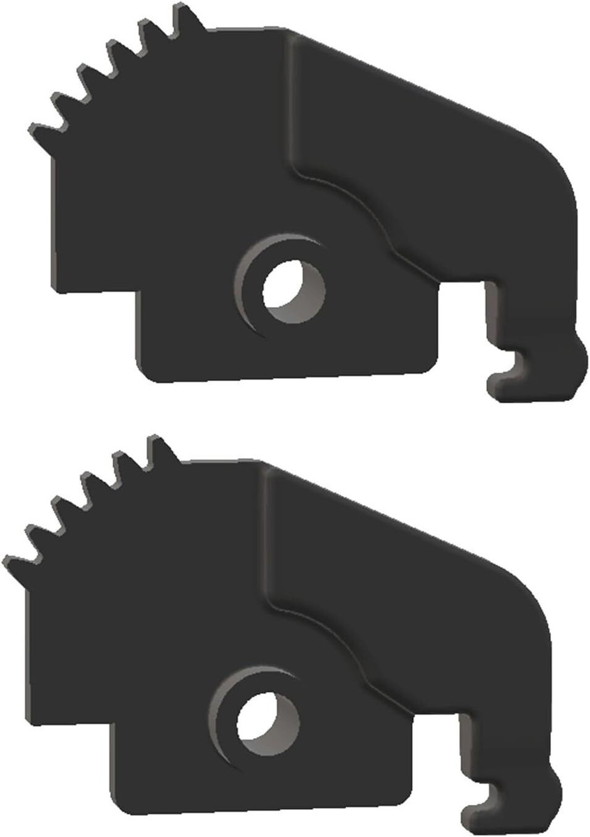 2 Pack Saitek Pro Flight Pedal Replacement Rudder - 3D Printed Toe