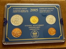 SCHWEDEN Sweden 2005 Kursm&uuml;nzensatz KMS SEALED MINT SET OVP &middot; KM#MS115