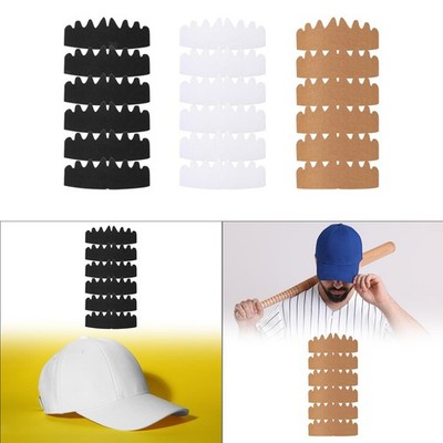 6 Stück Baseball Cap Inserts Hut Schweißschutz Einlagen Hutpolster Kappenform