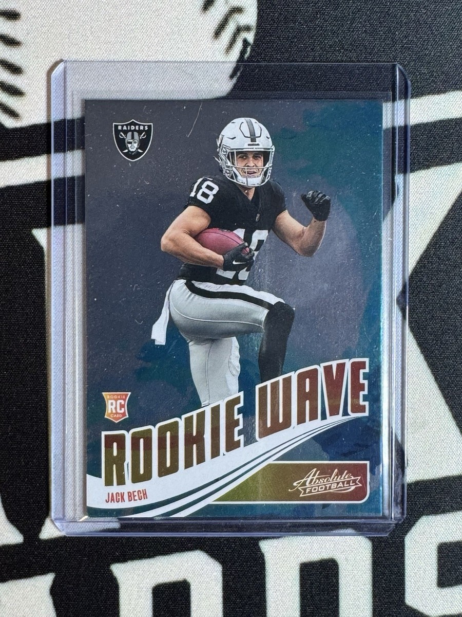 2025 Absolute Rookie Wave Jack Bech RC #RW-JBH | Las Vegas Raiders