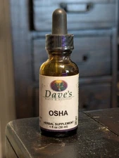 Dave's Health &Nutrition Osha Root Ligusticum porteri Tincture Herbal Supplement