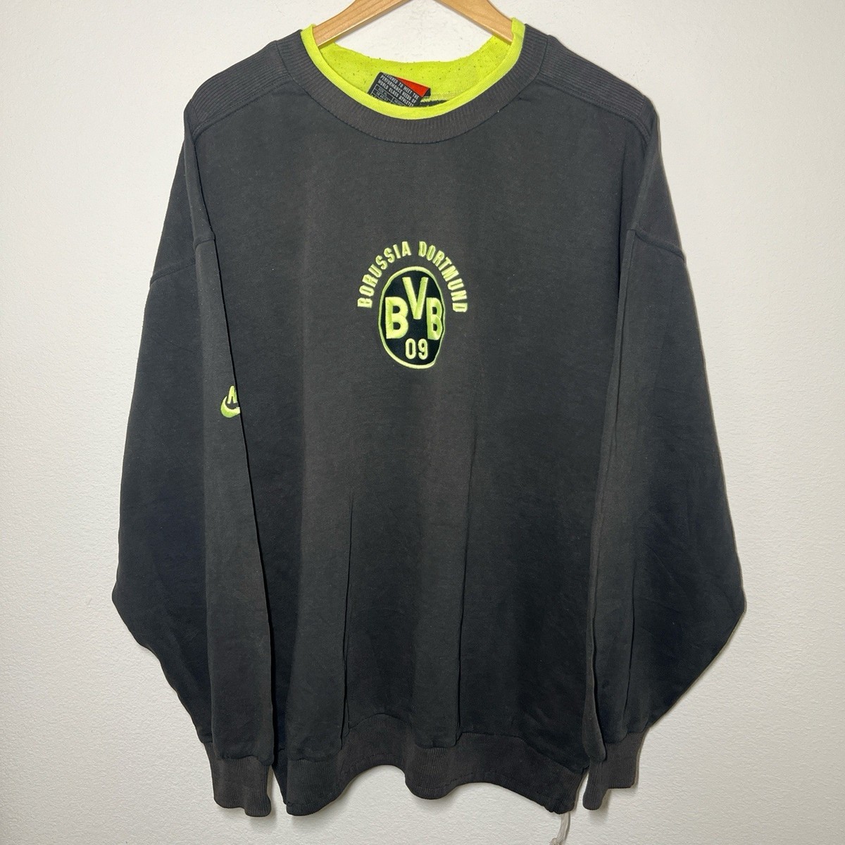 Borussia Dortmund 1995-1996 Nike Sweatshirt | Vintage Soccer XL | eBay