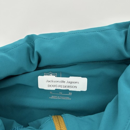 Jacksonville Jaguars Shirt Mens XL On Field Team Issued Doug Pederson Hooded - Picture 2 of 10