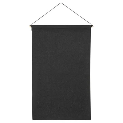 Émail Broche Affichage Bannière, 17" L Toile Broche Bannière Collection, Noir - Photo 1/4