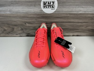 Adidas F50 Hyperfast ELITE FG Cleats Turbo Red Black Gold (JR5386