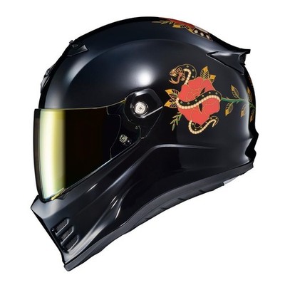 ScorpionEXO Covert FX Full Face Adult Motorcycle Helmet Street Fighter Style...