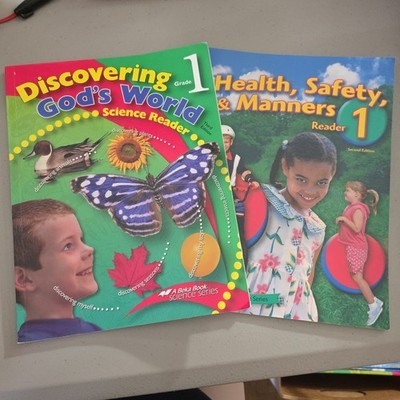 Abeka Book Discovering God's World 1st Grade Science and Health, Safety, Manners