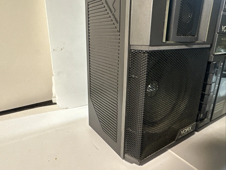 YORX Modelo BP1000 3 Reproductor Grabador de Cassette AM/FM Boombox (leer Descripción) Foto 3 de 4