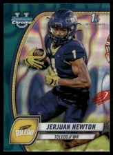 Jerjuan Newton 2024 Bowman University Chrome Teal Lava Refractor #98 Toledo