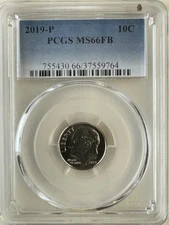 2019-P PCGS MS66FB ROOSEVELT DIME - $5.00 FLAT RATE SHIPPING