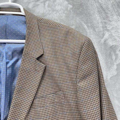 Oak Hill Blazer Men's 4XL 58/60r casual two button suit Sport Coat jacket big - Picture 13 of 17