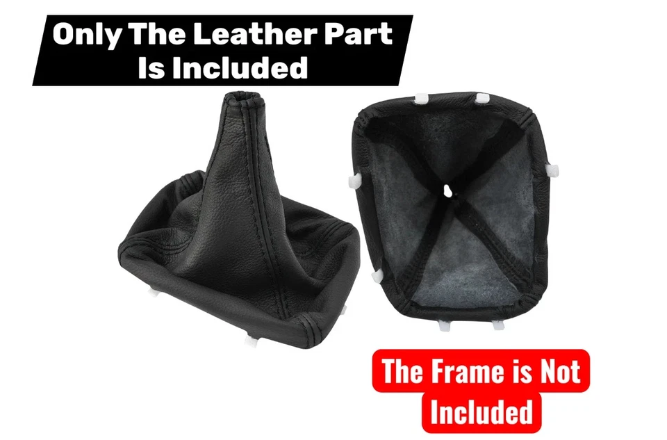 Bota de cambio de cuero genuino puntada negra para Pontiac Firebird Camaro 1997-2002 Foto 4 de 4