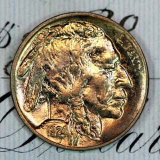 1924 P SUPERB GEM BU MS BUFFALO NICKEL FROM ORIGINAL COLLECTION