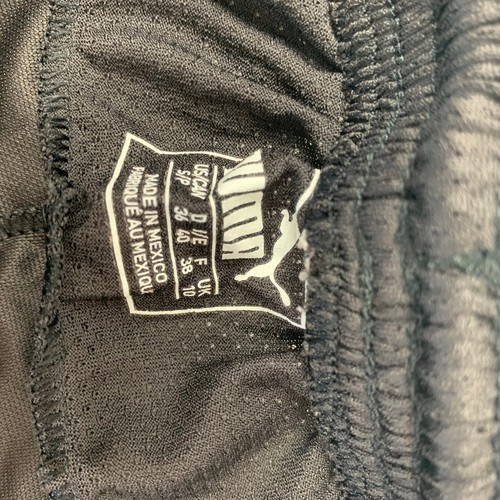 PUMA Sports Shorts Dry Cell Elastic Waist Black White Logo Womens UK 10 - Picture 4 of 6