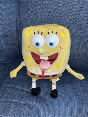 Sponge-bob Squarepants 2008 Jakks Pacific Talking Plush Nickelodeon WORKING
