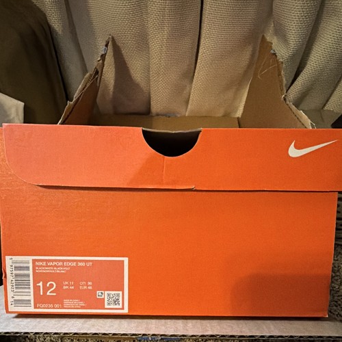 Nike Vapor Edge 360 Untouchable Black Size 12