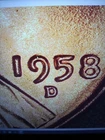1958 D Lincoln Wheat Penny Cent DDO Double Die WDDO-001 Variety Error BU RED #2