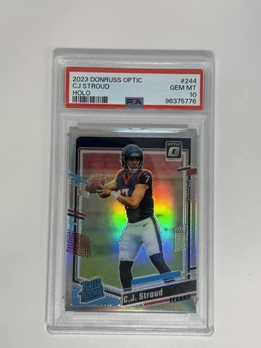 2023 Donruss Optic CJ Stroud Holo Rookie RC #244 PSA 10